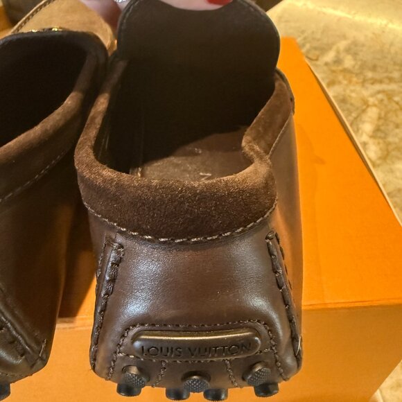 LV Monogram Leather Drivers main image 14